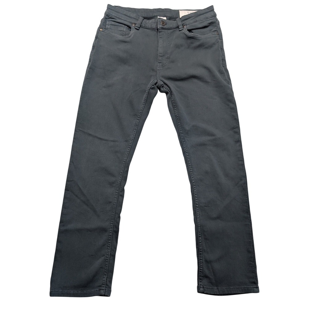 TPJ The Perfect Jean Slim Fit Pants Mens 33x28 Blue Gray Stretch Cotton Blend